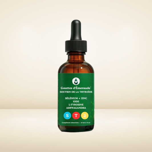 Gouttes d'Émeraude™ Soutien De La Thyroïde
