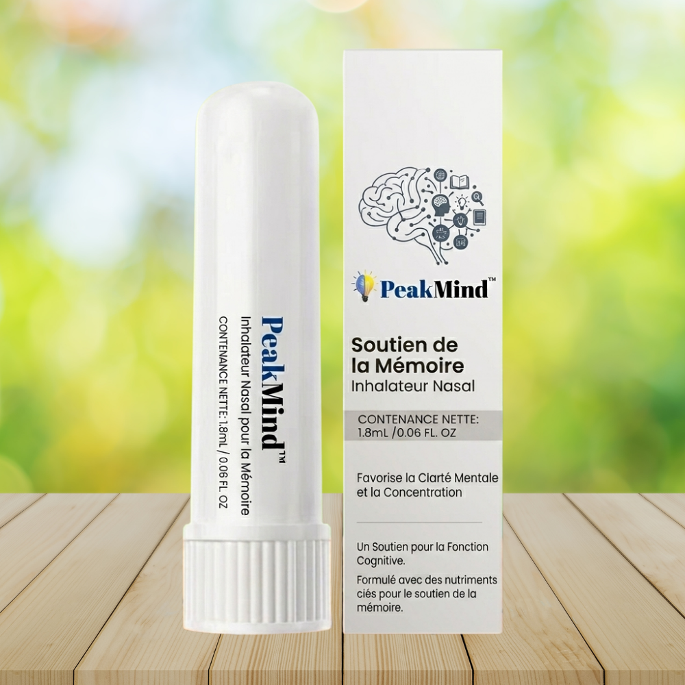 PeakMind™ Inhalateur Nasal pour la Mémoire